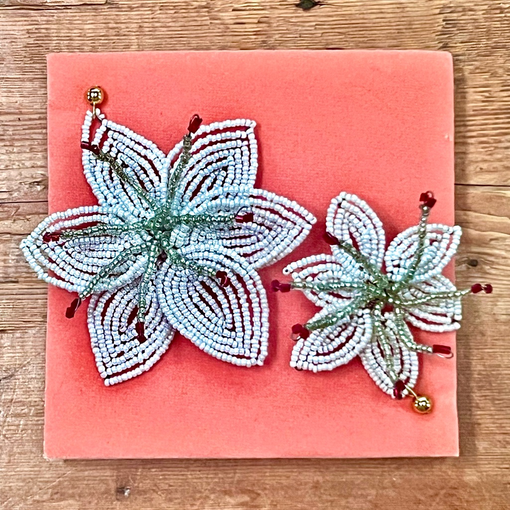 Hp Nwt Cult Gaia Gwyneth Flower Earrings White Multi 168$